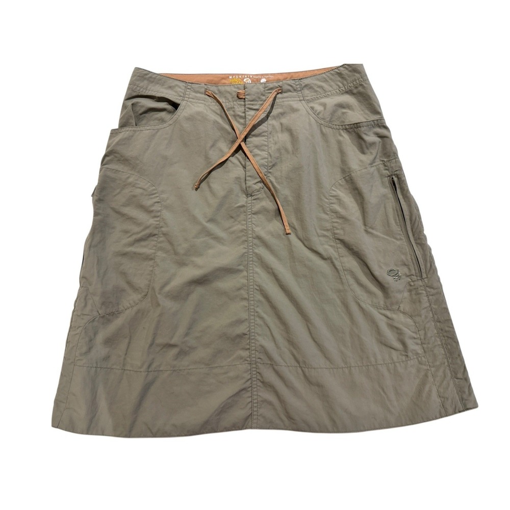 Mountain Hardwear Hiking Skirt Womens 6 Olive Nylon Trail Outdoor
